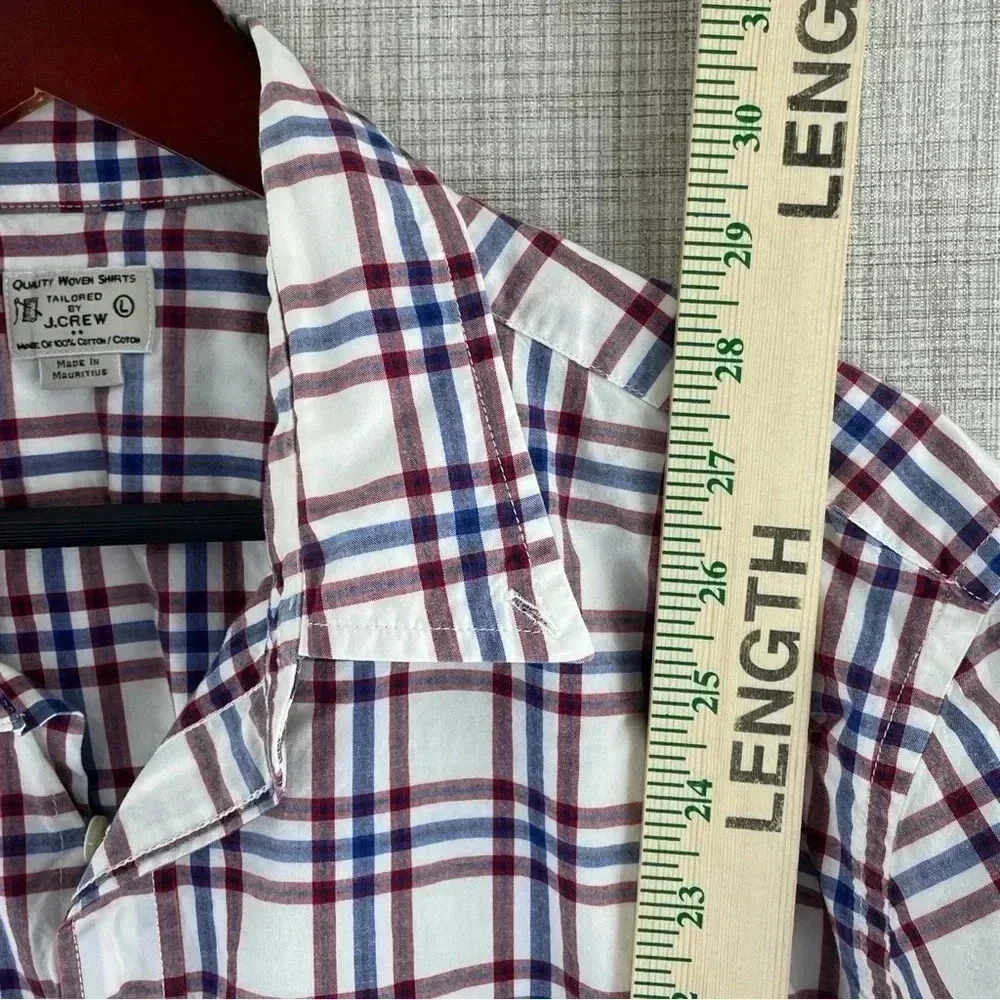 J. Crew Shirt Button Down Long Sleeve Mens Size L *flaw* 3133